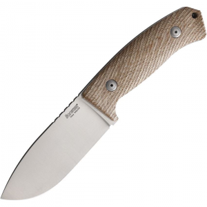Lion Steel M3CVN M3 Hunting Niolox Fixed Blade Knife Natural Handles