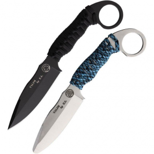 Wild Steer TALPACK13 Talim Tactical Kit Fixed Blade Knife Coyote Tan Handles