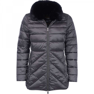 Barbour Shannon Quilted Jacket - 12 - Ash Grey - women