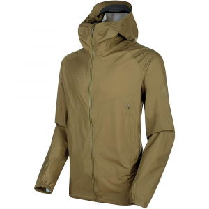Mammut Masao Light Hardshell Hooded Jacket - Medium - Olive - Men