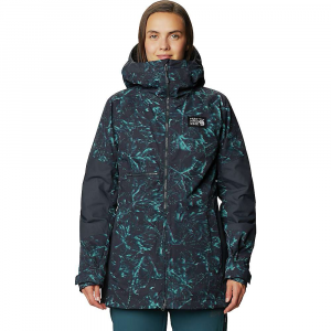 Mountain Hardwear Firefall/2 Insulated Jacket - XS - Dark Storm Glitch Print - women