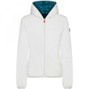 Save The Duck Womens Recycled Reversible Hooded Jacket - 2-M - Coconut White - women