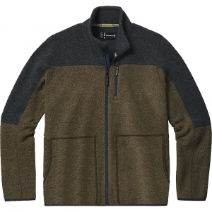 Smartwool Anchor Line Sherpa Full Zip Jacket - Medium - Olive - men