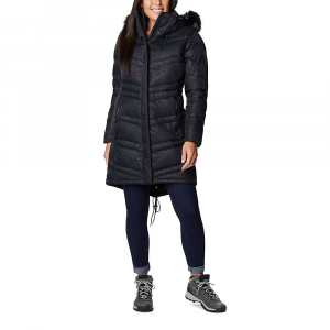 Columbia Catherine Creek Mid Down Jacket - Small - Black Florescent Emboss - Women