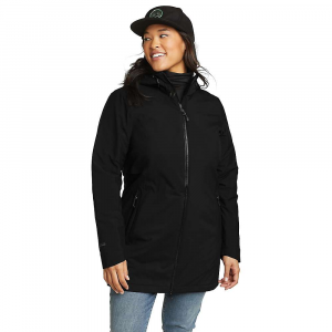 Eddie Bauer Cloud Cap Stretch Insulated Trench - Small - Atlantic - Women