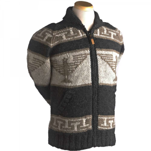 Lost Horizons Phoenix Fleece Lined Sweater - Medium - Black Natural - men