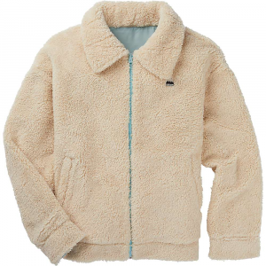 Burton Lynx Full-Zip Reversible Fleece Jacket - Large - Creme Brulee / Ether Blue - women