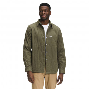 The North Face Quilted Overshirt - Small - Burnt Olive Green Heather / New Taupe Green - Men