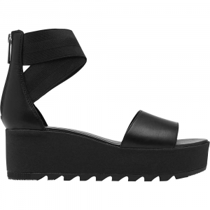 Sorel Cameron Flatform Ankle Strap Sandal - 9 - Black - Women