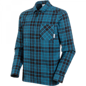 Mammut Tamaro LS Shirt - XL - Sapphire/Black - Men