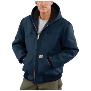 Carhartt Quilted Flannel Lined Duck Active Jacket - XL - Dark Navy - Men