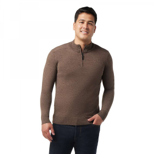 Smartwool Sparwood Half Zip Sweater - Small - Charcoal Heather - men