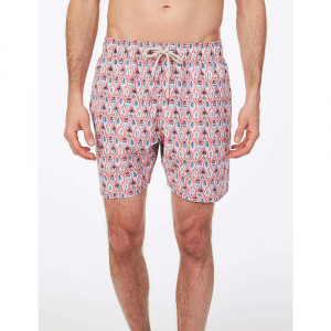 Faherty Beacon Trunk - Small - Red Banana Leaf - Men