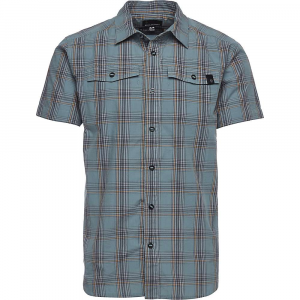 Black Diamond Benchmark SS Shirt - Small - Anthracite / Red Oxide / Alloy Plaid - men