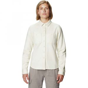 Mountain Hardwear Plusher LS Shirt - XS - Stone - women