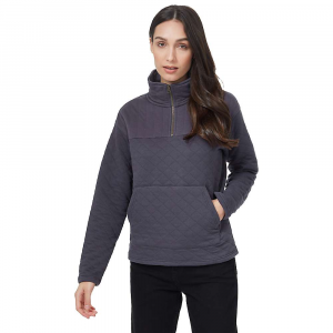 Tentree 1/4 Quilted Fleece - Small - Periscope Grey - Women