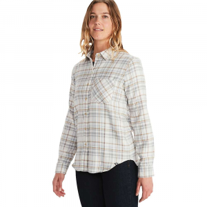 Marmot Maggie Midweight LS Flannel Shirt - Small - Papyrus - women