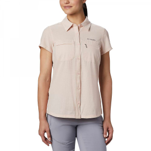 Columbia Irico SS Shirt - Small - Peach Cloud Heather - women
