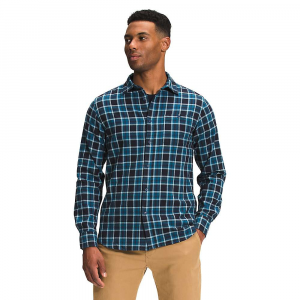 The North Face Hayden Pass 2.0 Shirt - Small - Moroccan Blue Hrtg Bold Shdw Micro Four Clr Plaid - men
