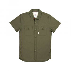 Topo Designs Short Sleeve Field Shirt - Small - Olive - men