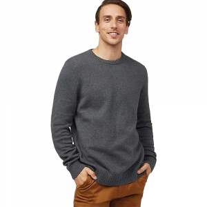 Tentree Highline Cotton Crew Sweater - Medium - Dark Grey Heather - Men