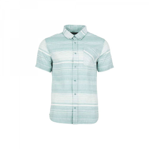 United By Blue Ridgerunner SS Stripe Button Down Shirt - XL - Sea Green - men