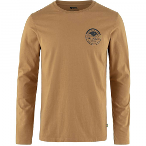 Fjallraven Forever Nature Badge LS T-Shirt - Large - Caper Green - men
