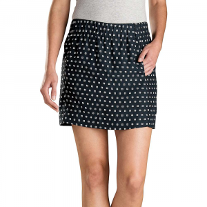 Toad Co Hillrose Skirt - Large - Black Mod Dot Print - women