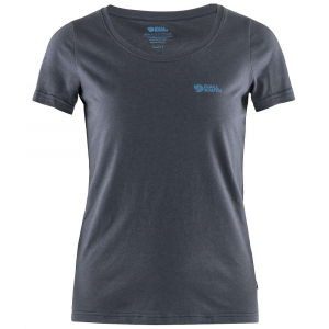 Fjallraven Logo T-Shirt - XS - Navy - women