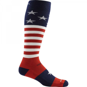 Darn Tough Captain Stripe OTC Cushion Sock - XL - Stars and Stripes - men
