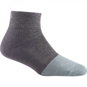 Darn Tough Steely 1/4 Midweight Cushion Sock - Large - Shale - women
