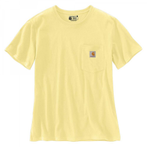 Carhartt WK87 Workwear Pocket SS T-Shirt - Medium - Pale Sun - Women