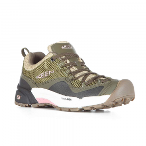 KEEN Wasatch Crest Vent Shoe - 10 - Olive Drab / Pink Icing - women