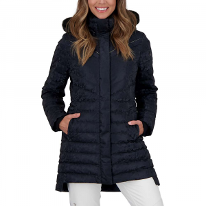 Obermeyer Blossom with Faux Fur Down Parka - 6 - Black Frost - Women