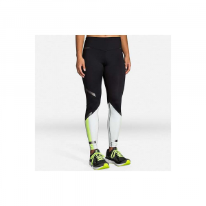 Brooks Carbonite Tight - Large - Black / Icy Grey / Nightlife - Women