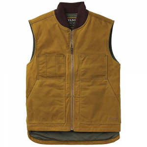 Filson Tin Cloth Insulated Work Vest - XL - Dark Tan - Men