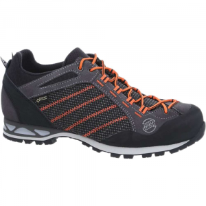 Hanwag Makra Low GTX Boot - 11.5 - Asphalt / Orange - Men