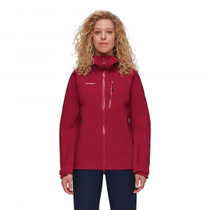 Mammut Alto Guide HS Hooded Jacket - Large - Hot Red / Blood Red - Women