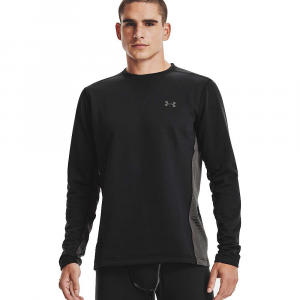 Under Armour UA Extreme Twill Base Crew - Small - Black / Charcoal - men