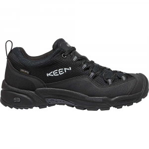 KEEN Wasatch Crest Waterproof Shoe - 8.5 - Black / Blue Glass - women