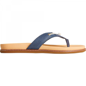 Sperry Waveside Plushwave Raster Leather Slide - 9 - Navy - Women