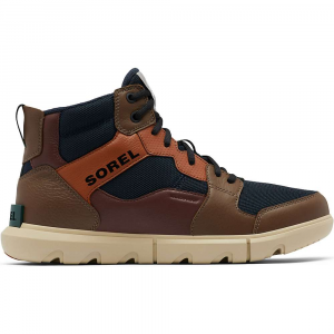 Sorel Explorer Mid WP Sneaker - 9 - Abyss / Oatmeal - Men