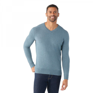 Smartwool Sparwood V-Neck Sweater - Large - Charcoal Heather - men
