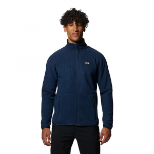 Mountain Hardwear Explore Fleece Jacket - Medium - Hardwear Navy - Men