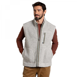 Toad & Co Sespe Sherpa Vest - Large - Light Heather Grey II - Men