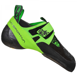 La Sportiva Skwama Vegan Climbing Shoe - 39 - Black / Flash Green - Men