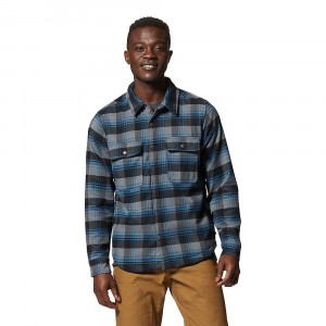 Mountain Hardwear Outpost LS Lined Shirt - XL - Washed Raisin Hot Spring Plaid - men