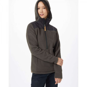 Tentree Kaluchha 1/2 Zip Hoodie - Large - Coal Black / Meteorite Black - Women