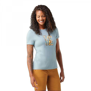 Smartwool Carved Logo Graphic SS Tee - XL - Lead - Women