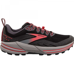 Brooks Cascadia 16 GTX Shoe - 10 - Black / Blackened Pearl / Coral - Women
